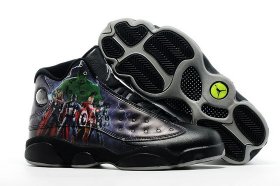 Wholesale Cheap Air Jordan 13 The Avengers Black/Super hero