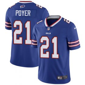 Wholesale Cheap Nike Bills #21 Jordan Poyer Royal Blue Team Color Men\'s Stitched NFL Vapor Untouchable Limited Jersey