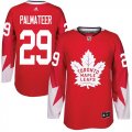 Wholesale Cheap Adidas Maple Leafs #29 Mike Palmateer Red Team Canada Authentic Stitched NHL Jersey