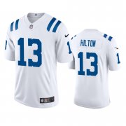 Wholesale Cheap Indianapolis Colts #13 T.Y. Hilton Men's Nike White 2020 Vapor Limited Jersey