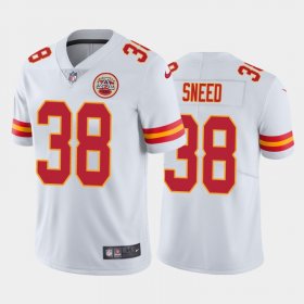 Men\'s Kansas City Chiefs #38 L\'Jarius Sneed White Vapor Untouchable Limited Stitched Jersey