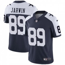 Wholesale Cheap Nike Cowboys #89 Blake Jarwin Navy Blue Thanksgiving Men\'s Stitched NFL Vapor Untouchable Limited Throwback Jersey