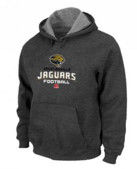 Wholesale Cheap Jacksonville Jaguars Critical Victory Pullover Hoodie Dark Grey