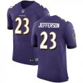 Wholesale Cheap Nike Ravens #23 Tony Jefferson Purple Team Color Men's Stitched NFL Vapor Untouchable Elite Jersey