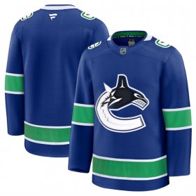 Men\'s Vancouver Canucks Blank Blue 2024-25 Home Stitched Hockey Jersey