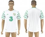 Wholesale Cheap Ireland Blank White Away Soccer Country Jersey