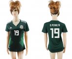 Wholesale Cheap Women's Mexico #19 O.Peralta Home Soccer Country Jersey