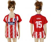 Wholesale Cheap Women's Atletico Madrid #15 Savic Home Soccer Club Jersey