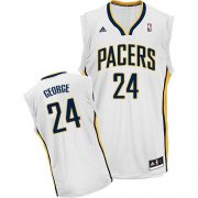 Wholesale Cheap Indiana Pacers #24 Paul George White Swingman Jersey