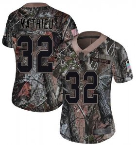 Wholesale Cheap Nike Chiefs #32 Tyrann Mathieu Camo Women\'s Stitched NFL Limited Rush Realtree Jersey