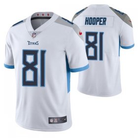 Wholesale Cheap Men\'s Tennessee Titans #81 Austin Hooper White Vapor Untouchable Stitched Jersey