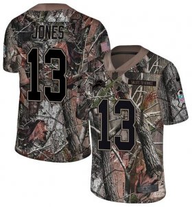 Wholesale Cheap Nike Lions #13 T.J. Jones Camo Men\'s Stitched NFL Limited Rush Realtree Jersey