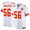 Men's Kansas City Chiefs #56 George Karlaftis White 2024 F.U.S.E Vapor Untouchable Limited Stitched Football Jersey