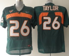 Wholesale Cheap Miami Hurricanes #26 Taylor Green Jersey