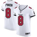 Wholesale Cheap Tampa Bay Buccaneers #8 Bradley Pinion Men's Nike White Vapor Elite Jersey