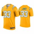 Wholesale Cheap Men Los Angeles Chargers 33 Derwin James Inverted Legend Gold Jersey