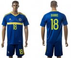 Wholesale Cheap Bosnia Herzegovina #18 Djuric Home Soccer Country Jersey