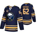 Wholesale Cheap Buffalo Sabres #62 Brandon Montour Men's Navy 50th Anniversary Home Authentic Jersey