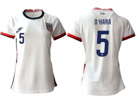 Wholesale Cheap Women 2020-2021 Season National Team America home aaa 5 white Soccer Jerseys