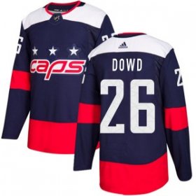 Wholesale Cheap Men\'s Washington Capitals #26 Nic Dowd Adidas Authentic 2018 Stadium Series Jersey - Navy Blue