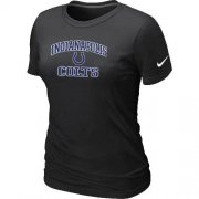 Wholesale Cheap Women's Nike Indianapolis Colts Heart & Soul NFL T-Shirt Black