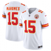 Wholesale Cheap Men's Kansas City Chiefs #15 Patrick Mahomes White 2023 F.U.S.E. Vapor Untouchable Limited Stitched Jersey