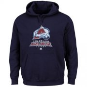 Wholesale Cheap Colorado Avalanche Majestic Big & Tall Critical Victory Pullover Hoodie Navy Blue