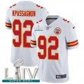 Wholesale Cheap Nike Chiefs #92 Tanoh Kpassagnon White Super Bowl LIV 2020 Men's Stitched NFL Vapor Untouchable Limited Jersey