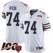 Wholesale Cheap Nike Bears #74 Germain Ifedi White Alternate Youth Stitched NFL Vapor Untouchable Limited 100th Season Jersey