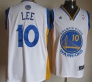 Wholesale Cheap Golden State Warriors #10 David Lee Revolution 30 Swingman White Jersey