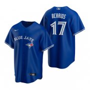 Cheap Mens Toronto Blue Jays #17 Jose Berrios Nike Royal Alternate Cool Base Jersey