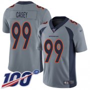 Wholesale Cheap Nike Broncos #99 Jurrell Casey Gray Youth Stitched NFL Limited Inverted Legend 100th Season Jersey