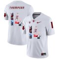 Wholesale Cheap Washington State Cougars 14 Jack Thompson White Fashion College Football Jersey