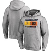 Wholesale Cheap Men's Pittsburgh Penguins vs. Philadelphia Flyers Heather Gray 2019 Stadium Series Matchup Pullover Hoodie