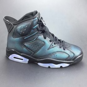 Wholesale Cheap Womens Jordan 6 Chameleon Black/Green