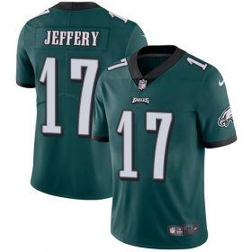 Wholesale Cheap Nike Eagles #17 Alshon Jeffery Midnight Green Team Color Men\'s Stitched NFL Vapor Untouchable Limited Jersey