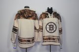 Wholesale Cheap Bruins Blank Cream Camo NHL Hoodie