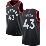 Wholesale Cheap Raptors #43 Pascal Siakam Black Women's Basketball Swingman Statement Edition Jersey