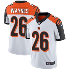 Wholesale Cheap Nike Bengals #26 Trae Waynes White Men\'s Stitched NFL Vapor Untouchable Limited Jersey