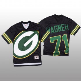 Wholesale Cheap NFL Green Bay Packers #71 Rick Wagner Black Men\'s Mitchell & Nell Big Face Fashion Limited NFL Jersey