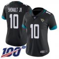 Wholesale Cheap Nike Jaguars #10 Laviska Shenault Jr. Black Team Color Women's Stitched NFL 100th Season Vapor Untouchable Limited Jersey