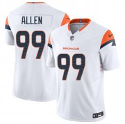 Cheap Men's Denver Broncos #99 Zach Allen White 2024 F.U.S.E. Vapor Limited Football Stitched Jersey