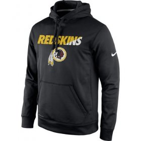 Wholesale Cheap Men\'s Washington Redskins Nike Black Kick Off Staff Performance Pullover Hoodie