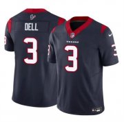 Cheap Men's Houston Texans #3 Tank Dell Navy 2023 F.U.S.E. Vapor Untouchable Football Stitched Jersey