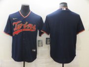 Wholesale Cheap Men Minnesota Twins Blank blue Game Nike MLB Jerseys