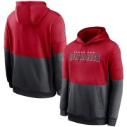 Wholesale Cheap Tampa Bay Buccaneers Nike Sideline Impact Lockup Performance Pullover Hoodie Red Pewter