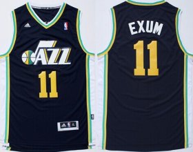 Wholesale Cheap Utah Jazz #11 Dante Exum Revolution 30 Swingman Navy Blue Jersey