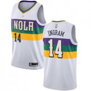 Wholesale Cheap Pelicans #14 Brandon Ingram White Basketball Swingman City Edition 2018-19 Jersey