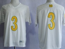 Wholesale Cheap Notre Dame Fighting Irish #3 Joe Montana 2013 Shamrock Series White Jersey