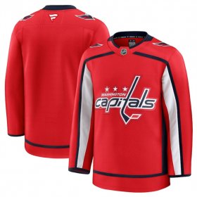 Men\'s Washington Capitals Blank Red 2024-25 Home Stitched Hockey Jersey